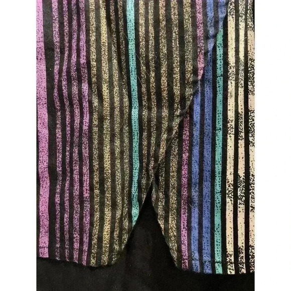 Vintage Wrangler Shirt Womens Western Pearl Snap Stripe XL Western Button Up 90s - Picture 6 of 7